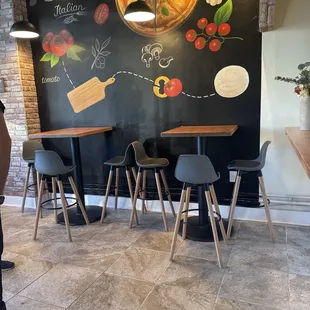 The inside of the restaurant!