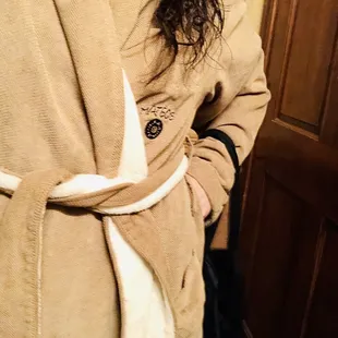 The robes they give you for the duration of your services