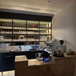 Front counter, coffee bar, and origin of the deliciousness