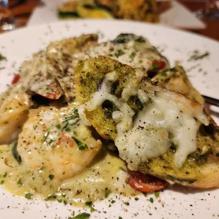 Shrimp florentine