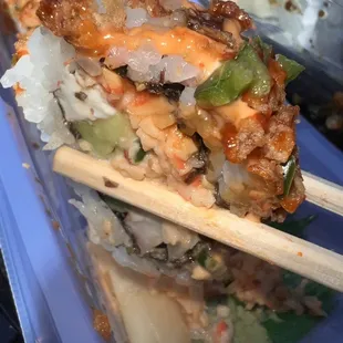 LA roll sushi