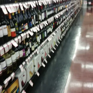 They have a wide selection of wine and alchhol. I love it
