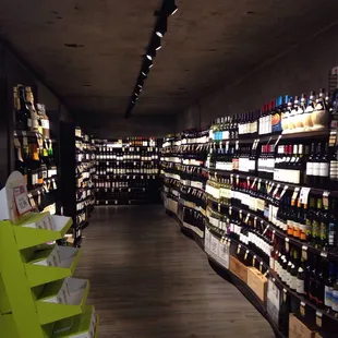 Decent wine selection for a small store!