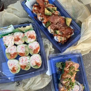 Perfect finds for our takeout date night on the river!