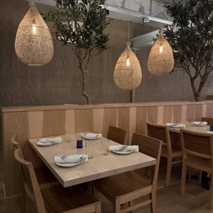 interior, sushi and sashimi