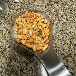 The best appetizer ever! Chulpi corn!