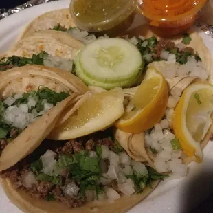 Bomb ass tacos de asada!