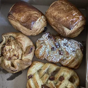 A collection of pastries.