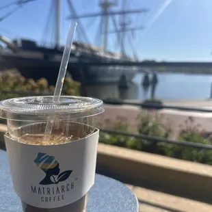 Cold brew on the patio