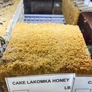 Their delicious Honey Cake (Russian style)