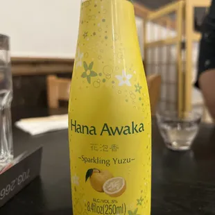 Same Hana Awaka Sparkling Yuzu!!