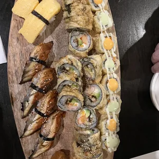 Inagi, Vegas Roll, Tamago, Funky Roll, Inari