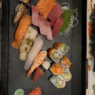 Sushi and Sashimi Combo