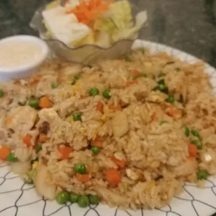 Shrimp fried rice for dinner