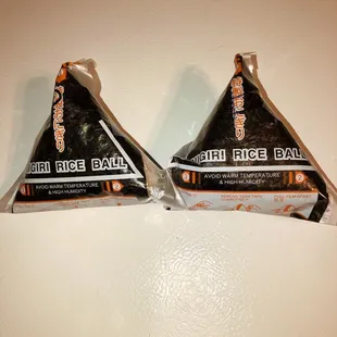 Delicious Onigiri  rice balls.