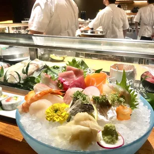 sushi and sashimi