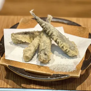 Mehikari tempura(Deep fried Round Greeneye) Seasonal!
