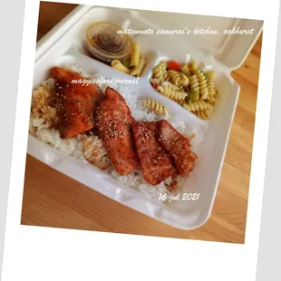 signature plate - salmon teriyaki