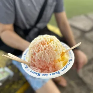 Tropical combination of guava, lilikoi and mango