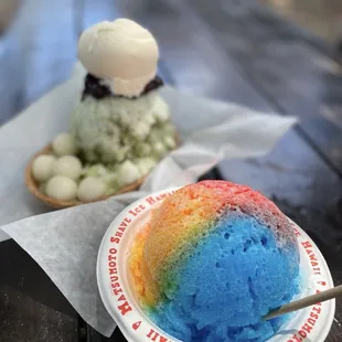 Rainbow  and Ichiban special with green tea