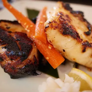 Grilled misoyaki Chilean sea bass
