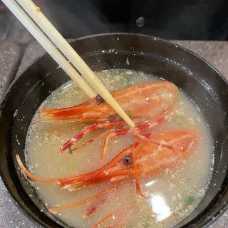 Amaebi Miso soup