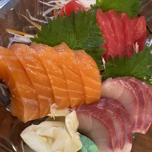 Trio Sashimi Starter