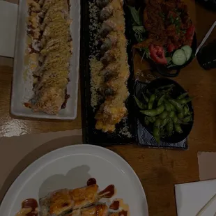 food, sushi and sashimi