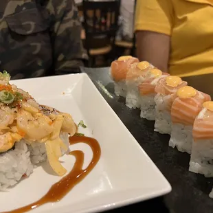 sushi and sashimi, sushi, sashimi, food