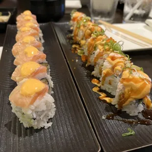 sushi, sashimi, sushi and sashimi, food