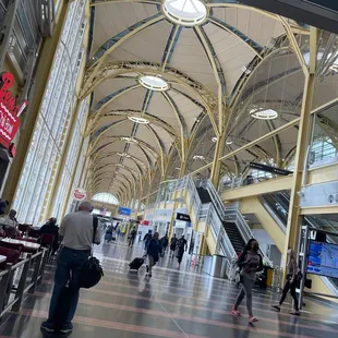 the interior of the airport