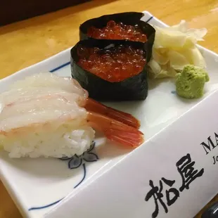 Ama-ebi &amp; Ikura : so fresh!