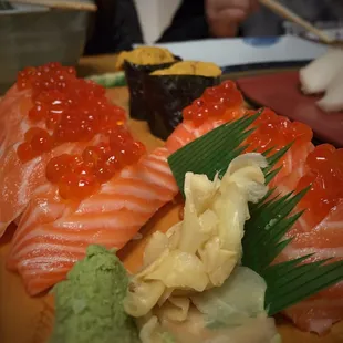 sushi, sashimi, sushi and sashimi, food