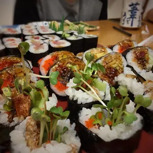sushi, food, sushi and sashimi, sashimi