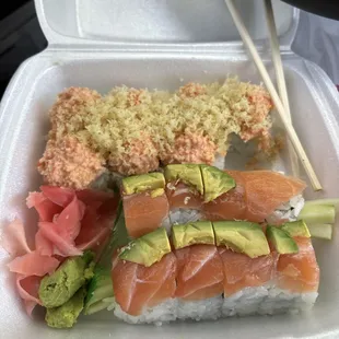 Volcano and Houston rolls.