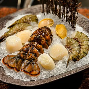sushi, sashimi, sushi and sashimi, food
