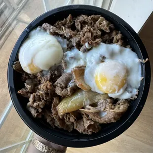Ontama Egg Beef Rice Bowl (L)