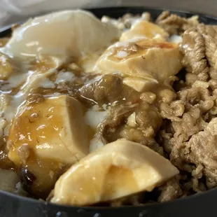 Mabo Tofu &amp; Beef with Tamago...