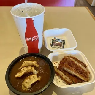 Gyoza Curry Rice Bowl