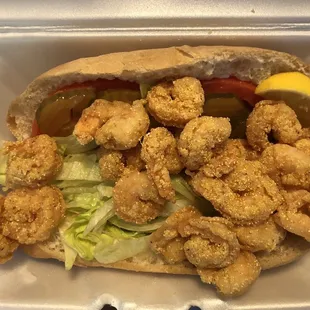 shrimp po boy