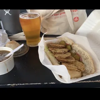 Fried Green Tomato Po'boy