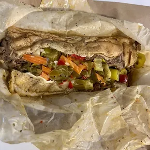 Original beef w/hot peppers