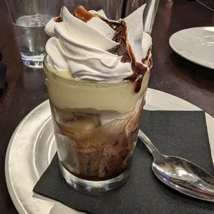 Mini banana cream pie shooter