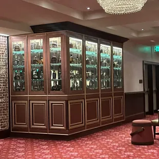 Entrance lobby bourbons