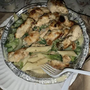 Chicken Ziti with Broccoli and Alfredo Sauce Dinner