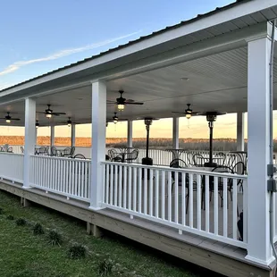 Our pavilion offers amazing views of the Mattaponi River.