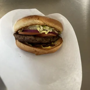 Bacon cheese burger