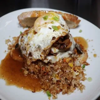 Loco Moco Patty Melt Sandwich