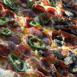 pizza, food