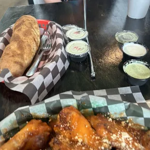 Different Sauces made in house.